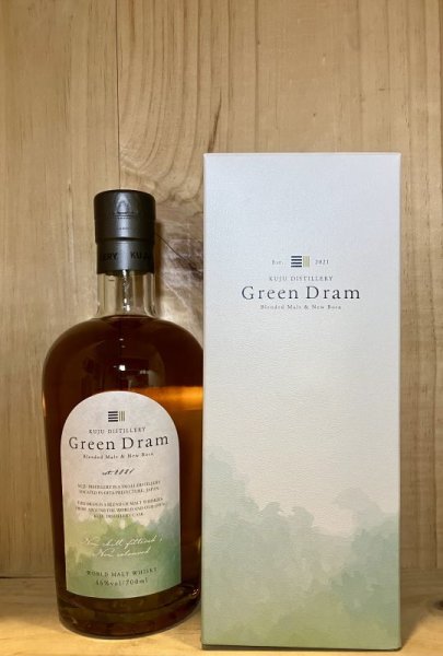 画像1: 久住蒸溜所　Green Dram　blended malt & new born 　700ml (1)